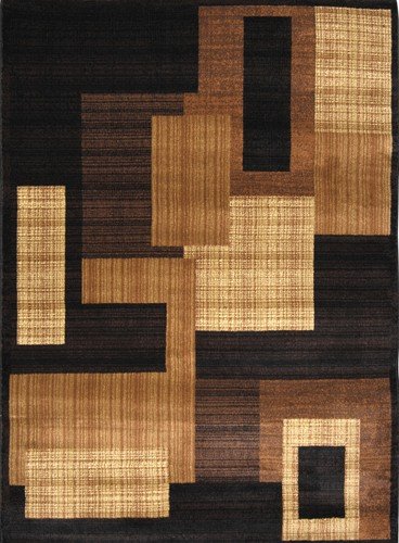 Home Dynamix Marquis 12001-500 5-Feet 2-Inch by 7-Feet 2-Inch Area Rug, Brown