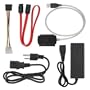 SATA/PATA/IDE Drive to USB 2.0 Adapter Converter Cable for 2.5 / 3.5 Inch Hard Drive / Optical Drive with External AC Power Adapter