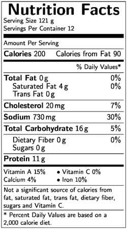 Entree Sloppyjoe -- 6 Case 52 Ounce