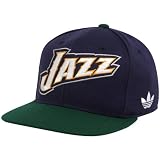 NBA Utah Jazz Adidas Snapback Hat (Navy/Green)