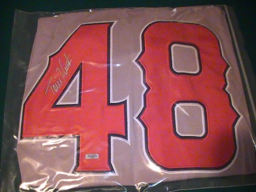 TORII HUNTER SIGNED AUTOGRAPHED LOS ANGELES ANGELS JERSEY W/ HOLOGRAM + COA