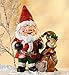 OTC Santa Gnome w/Squirrel Elf Christmas Statue Yard Decor