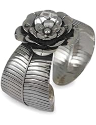 Silver floral bracelet, Beauty Within
