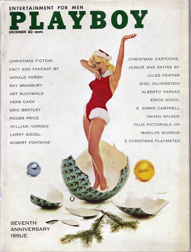 Rare Find, Near Mint Playboy December 1960 Featuring Marilyn Monroe Pictorial