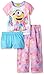 Despicable Me Girls Peace Signs and Flower Power Minions 3-Piece Pajama Set