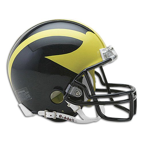 Michigan Riddell NCAA Mini Replica Helmet