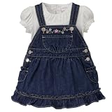 Genuine Kids from OshKosh Newborn Girls 2pc Denim Dress Set - 9M