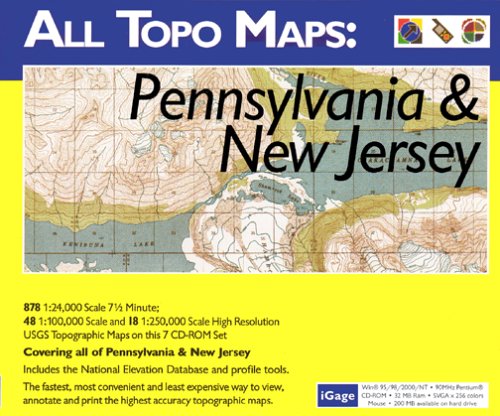 iGage All Topo Maps (Pennsylvania & New Jersey)