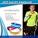 LED Sports Armband Flashing Safety Light for Running, Cycling or Walking At Night Set of 2