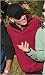 Initial A Microfleece Quarter-Zip Pullover In Cactus And Merlot