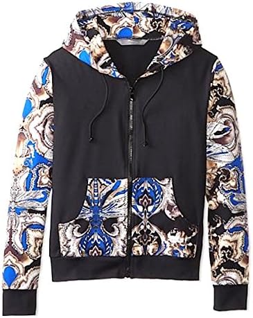 X by Gottex Womens Dragonfly Printed Design Sport Zip Hoodie Jacket Pullover