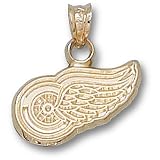 Detroit Red Wings NHL Logo 3/8 Pendant (10kt)
