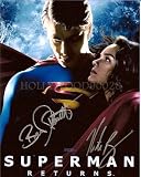 Superman Returns Brandon Routh Kate Bosworth Signed 8x10