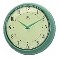 Retro Green Metal Wall Clock