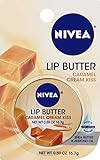 Nivea Lip Butter Carded Tin, Caramel Cream Kiss, 0.59 Ounce