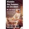 Histoire des femmes en Occident, tome 3 : XVIe-XVIIIe si�cle