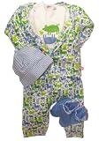 Farmyard Periwinkle Outfit #1 - Periwinkle - 6-12 Mths