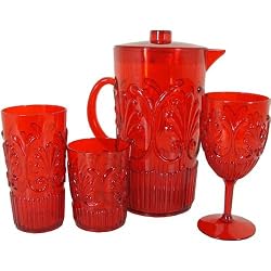 13 Piece Le Cadeaux Break Resistant Drinkware Serving Set