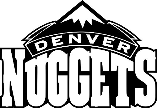 Denver Nuggets NBA Vinyl Decal Sticker / 6" x 4.1"