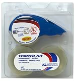 LePage's  USPS Bandit Starter Kit Dispenser with 3 Rolls, 2 inches x  55 yard Total (82303)