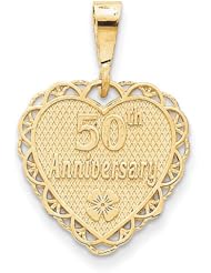 14k 50th Anniversary Charm