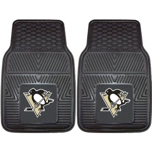Fanmats Pittsburgh Penguins 2 Piece Heavy Duty Vinyl Car Mats