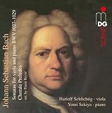 Sonatas/Chorale Preludes Arr. for Viola & Piano