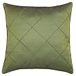 Decorative Handmade Cushion Cover / Pillow Sham With Diamond Pattern - Olive Green