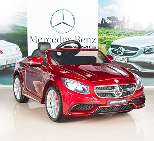 12V Style Mercedes Benz AMG S63 Red Ride On Car Kids Electric ATV Powered Wheels MP3 Remote RC
