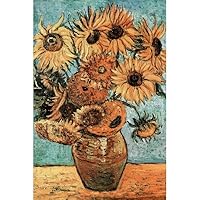 Vincent Van Gogh (Vase with Twelve Sunflowers ) Art Poster Print