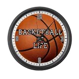 Large Wall Clock Basketball Equals Life