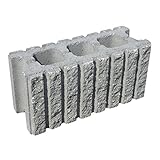 森ブロック工業(株) 150MBロック グレー 基本型(横筋兼用)