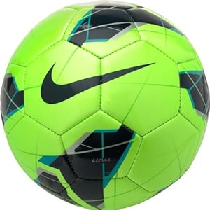 Amazon.com: Nike Luma Soccer Ball - Green/Blue/Blue: Clothing