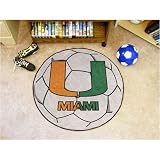 Miami Hurricanes 29 Diameter Soccer Ball Mat