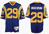 Eric Dickerson 1984 Los Angeles Rams #29 Gridiron Classics Premier Throwback Reebok NFL Football Jer