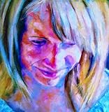 Custom Order #WB-0ZB, Oil on Canvas, Custom Painting of The Person You Love, For 1 Person of Customer's Choice, Style: Expressionism, with Signature Text "THANK YOU FOR EVERYTHING!", Canvas Size 12 x 15 inch