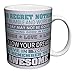 Be Awesome Inspirational Motivational Happiness Quotes Ceramic Gift Coffee (Tea, Cocoa) 11 Oz. Mug