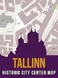 Tallinn, Estonia Historic City Center Street Map (UNESCO World Heritage Site)