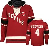 Scott Stevens Old Time Hockey NHL Lace Hooded Alumni New Jersey Devils Jersey - XX-Large
