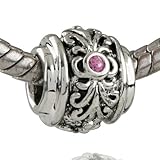 Pugster Flower Pugster Bead Pandora Chamilia Biagi Charm Bracelet Compatible