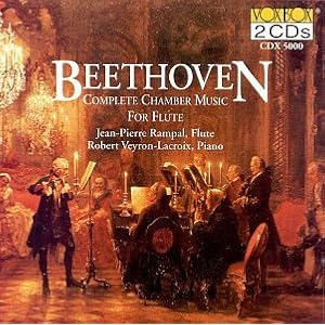 Beethoven: Complete Chamber Music for Flute by Ludwig van Beethoven, Jean Pierre Rampal, and Robert Veyron-Lacrois (Audio CD - 1992)