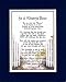 A Gift For A Doctor. Touching 8x10 Poem, Double-matted In Navy Over White And Enhanced With Watercolor Graphics.