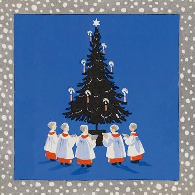 Choir Boys Pack of 10 Christmas Cards (Square)||EVAEX||RF10F