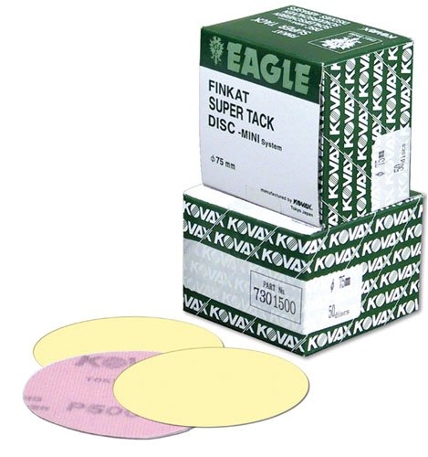 Tools: Eagle 730 0800   3 inch SUPER TACK Mini Yellow Film Discs   Grit P800   50 discs/box