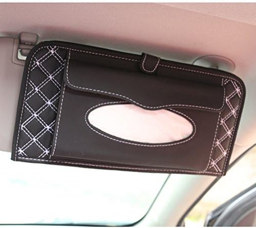 Pioneer TEC New Double-Deck Auto Car Visor CD/DVD Bag Storage Holder Black White