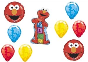 Elmo  Birthday Party Supplies on Elmo Sesame Street Birthday Party Balloons Decorations Supplies Second