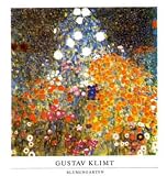 Blumengarten, Art Poster by Gustav Klimt