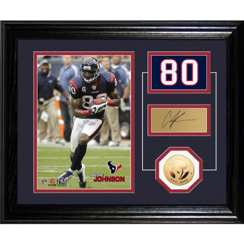 Highland Mint Houston Texans Andre Johnson Player Pride Desk Top Photo Mint