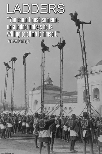 Ladders 16X24 Canvas Giclee