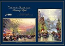 Gibsons Puzzle - Paris & San Francisco - 2 x 1,000 Piece Jigsaw